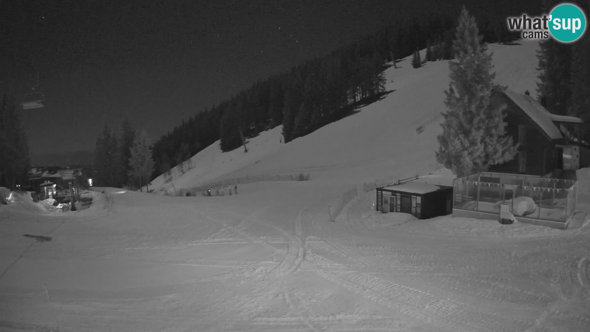 GOLTE Ski resort live webcam – view to Medvedjak – Slovenia