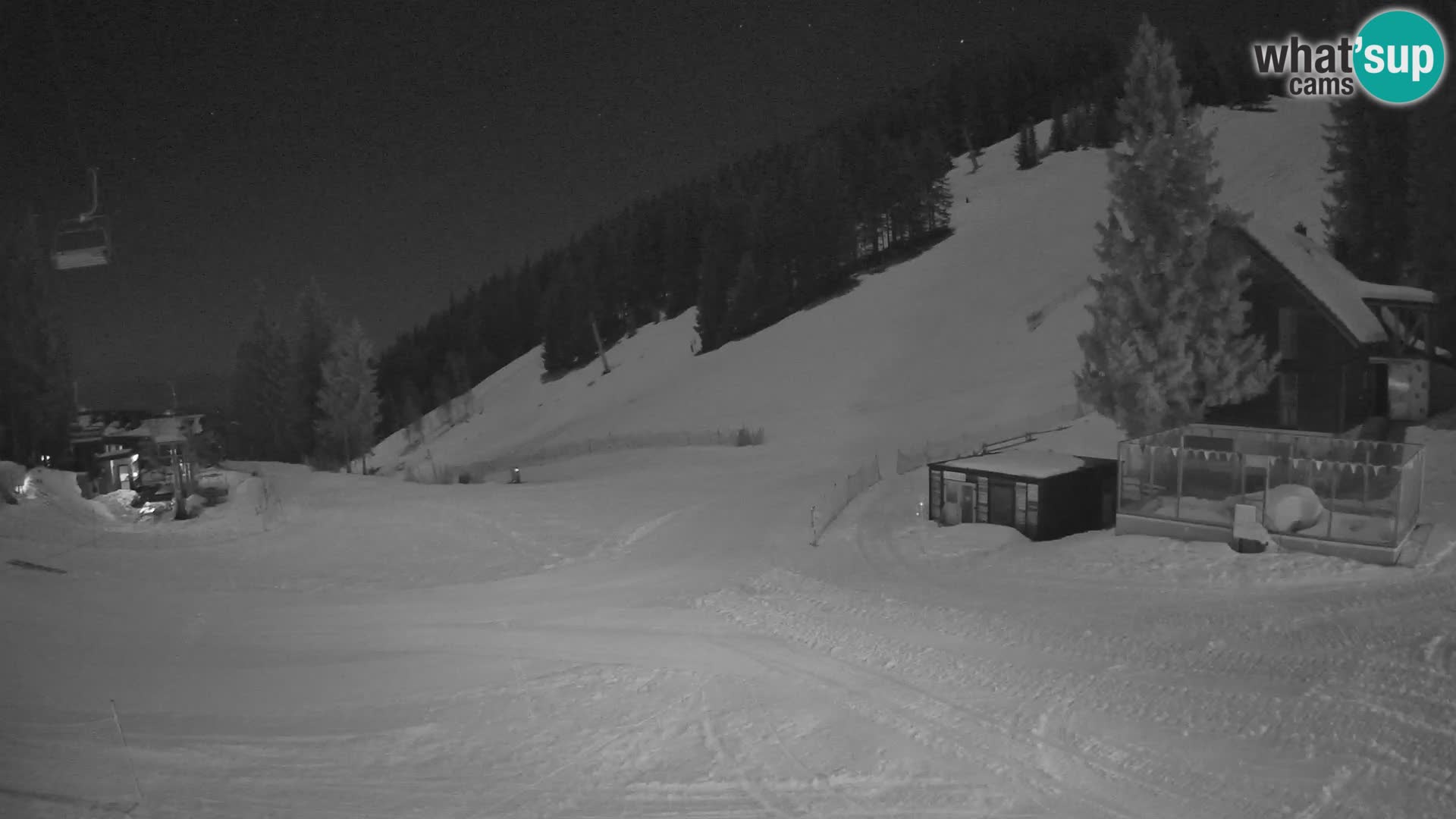 GOLTE Ski resort live webcam – view to Medvedjak – Slovenia