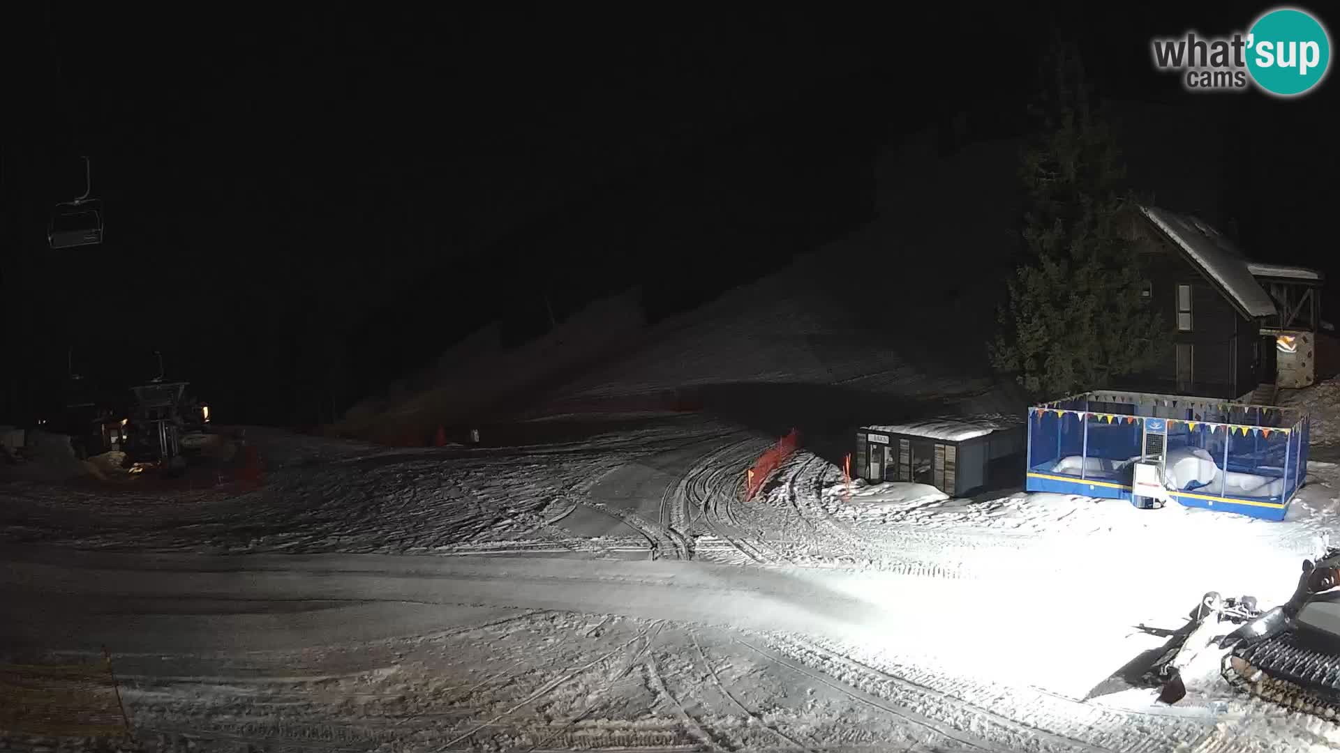 Webcam en direct de la station de ski de GOLTE – vue sur Medvedjak – Slovénie