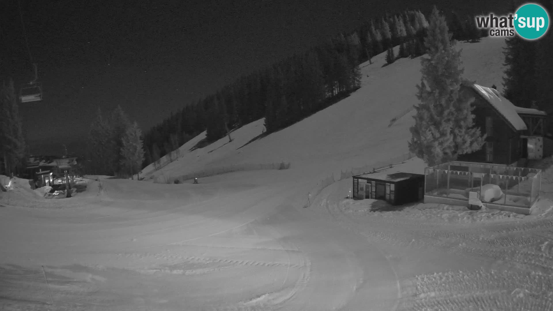 GOLTE Ski resort live webcam – view to Medvedjak – Slovenia