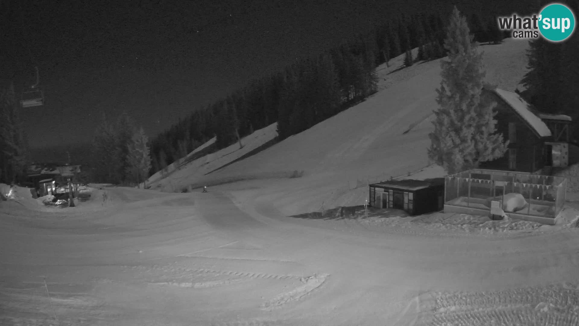 Cámara web en vivo de la estación de esquí GOLTE – vista a Medvedjak – Eslovenia