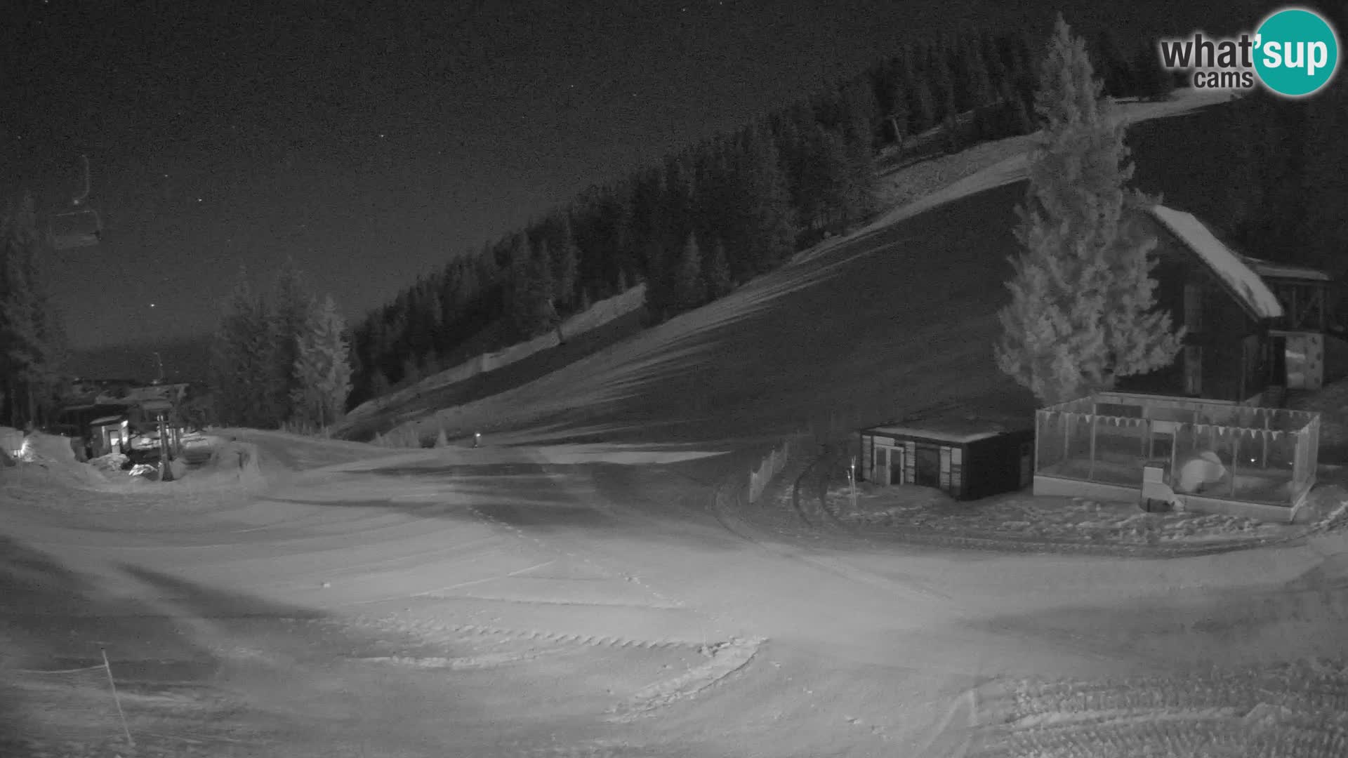 GOLTE Ski resort live webcam – view to Medvedjak – Slovenia