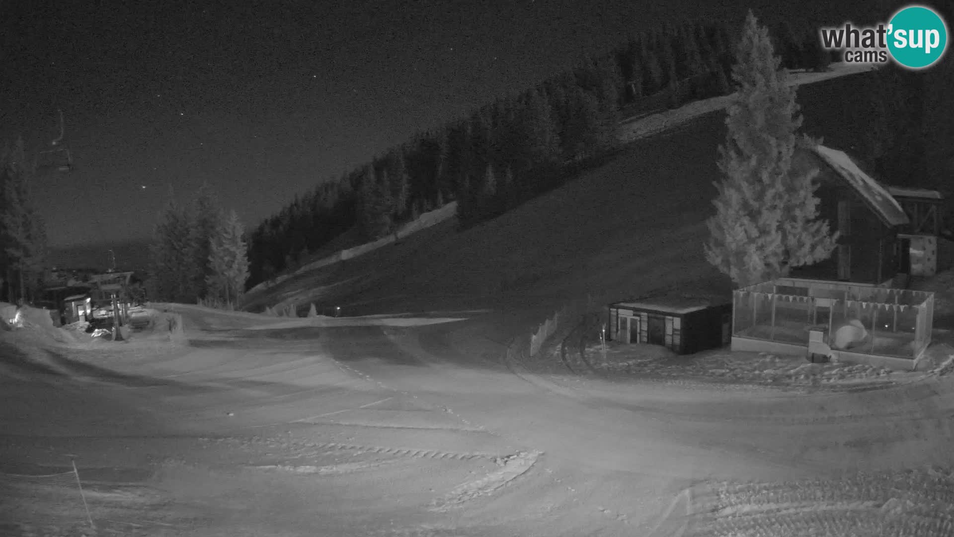Webcam en direct de la station de ski de GOLTE – vue sur Medvedjak – Slovénie