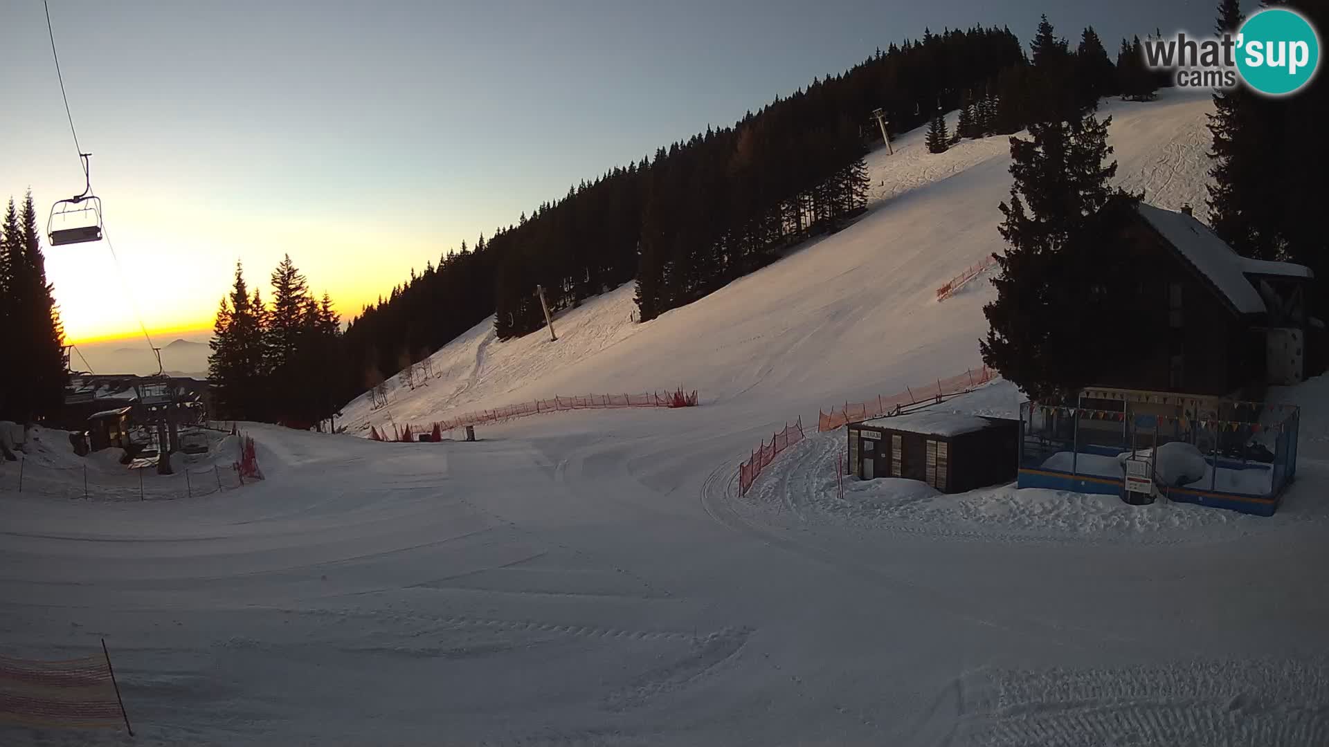 GOLTE Skigebiet webcam – Schöne Aussicht auf Medvedjak – Slowenien