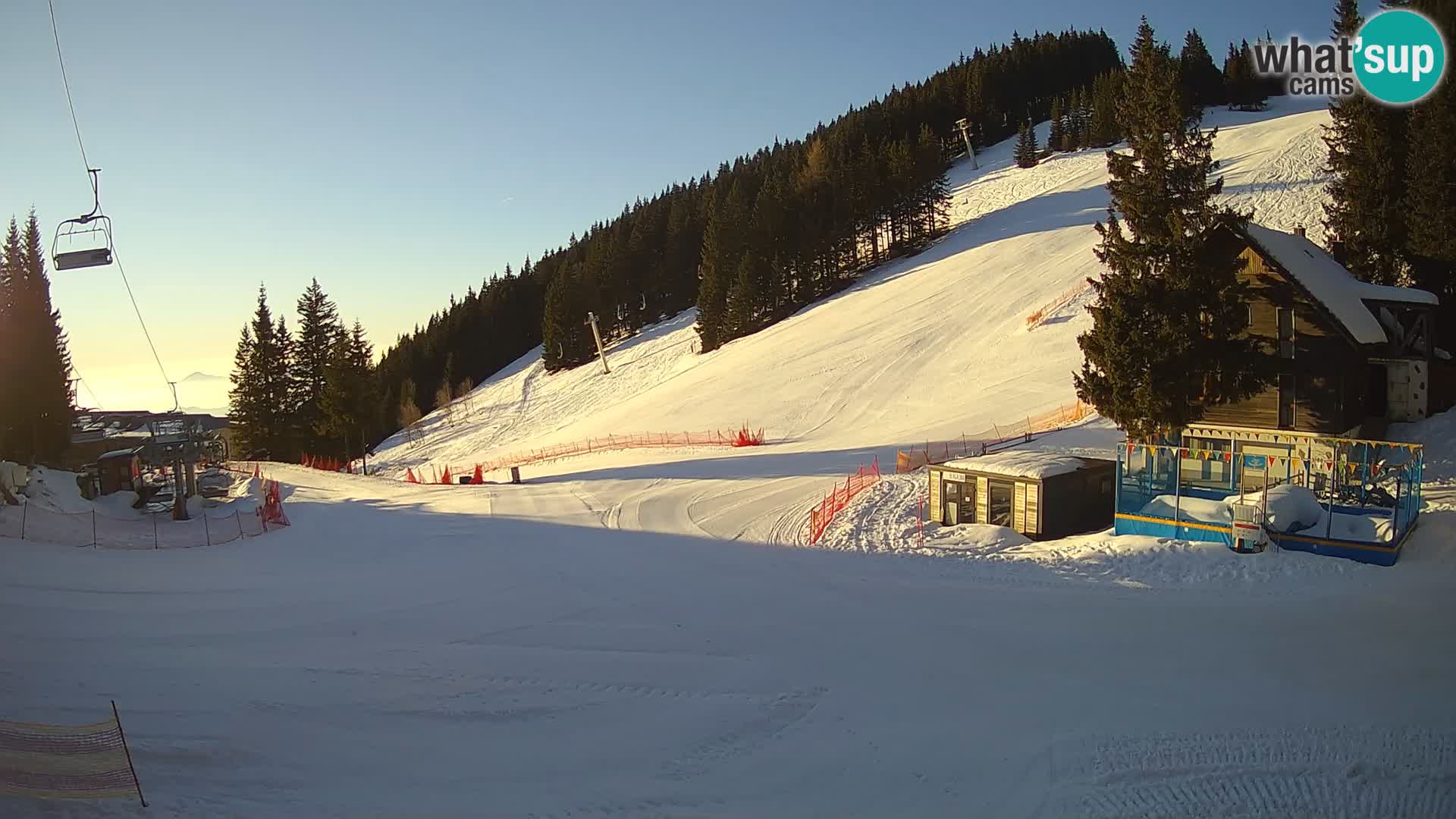 GOLTE Skigebiet webcam – Schöne Aussicht auf Medvedjak – Slowenien