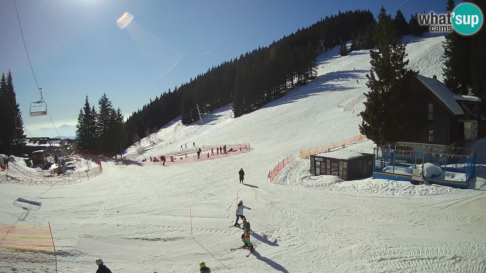 GOLTE skijalište web kamera – pogled na Medvedjak – Slovenija