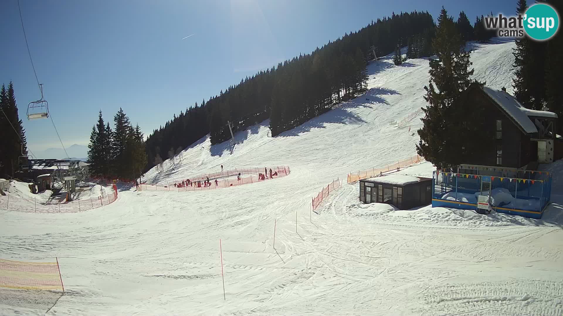 GOLTE Ski resort live webcam – view to Medvedjak – Slovenia