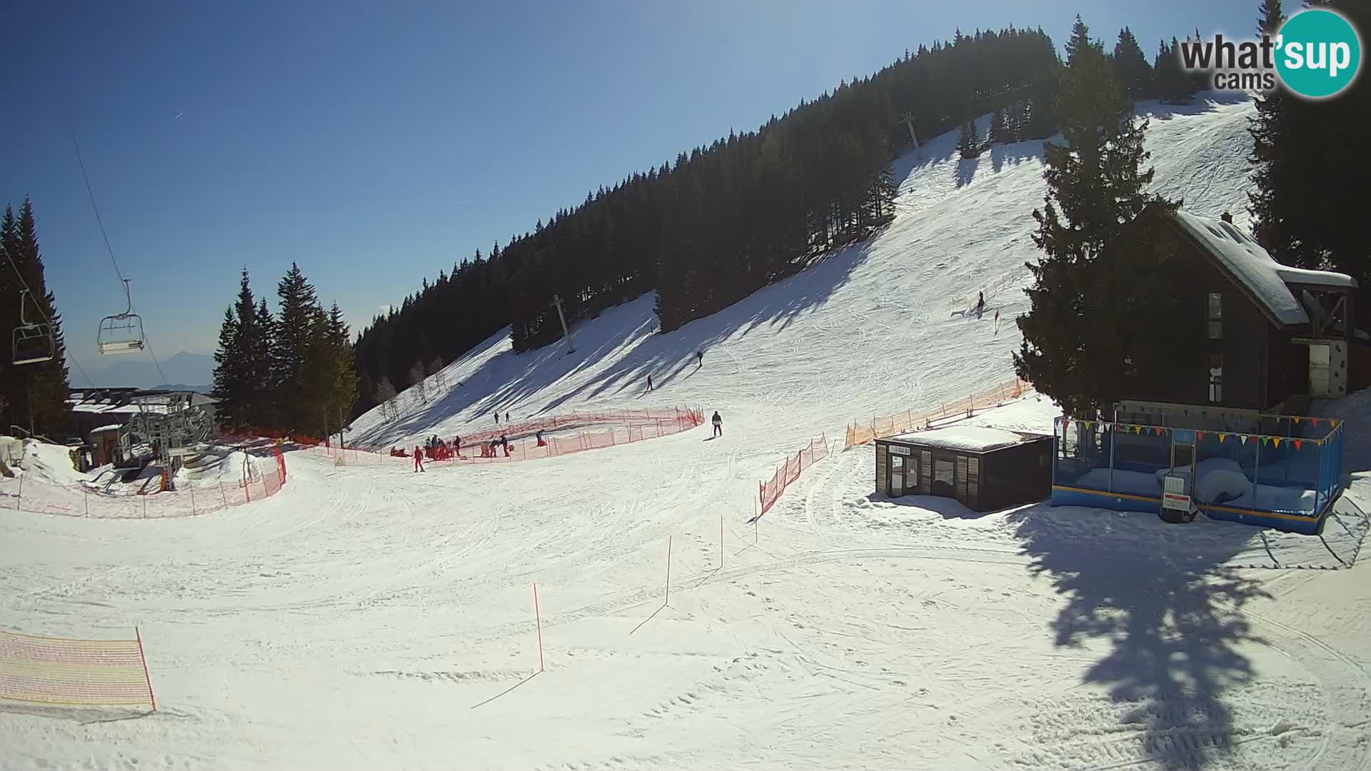 GOLTE Ski resort live webcam – view to Medvedjak – Slovenia