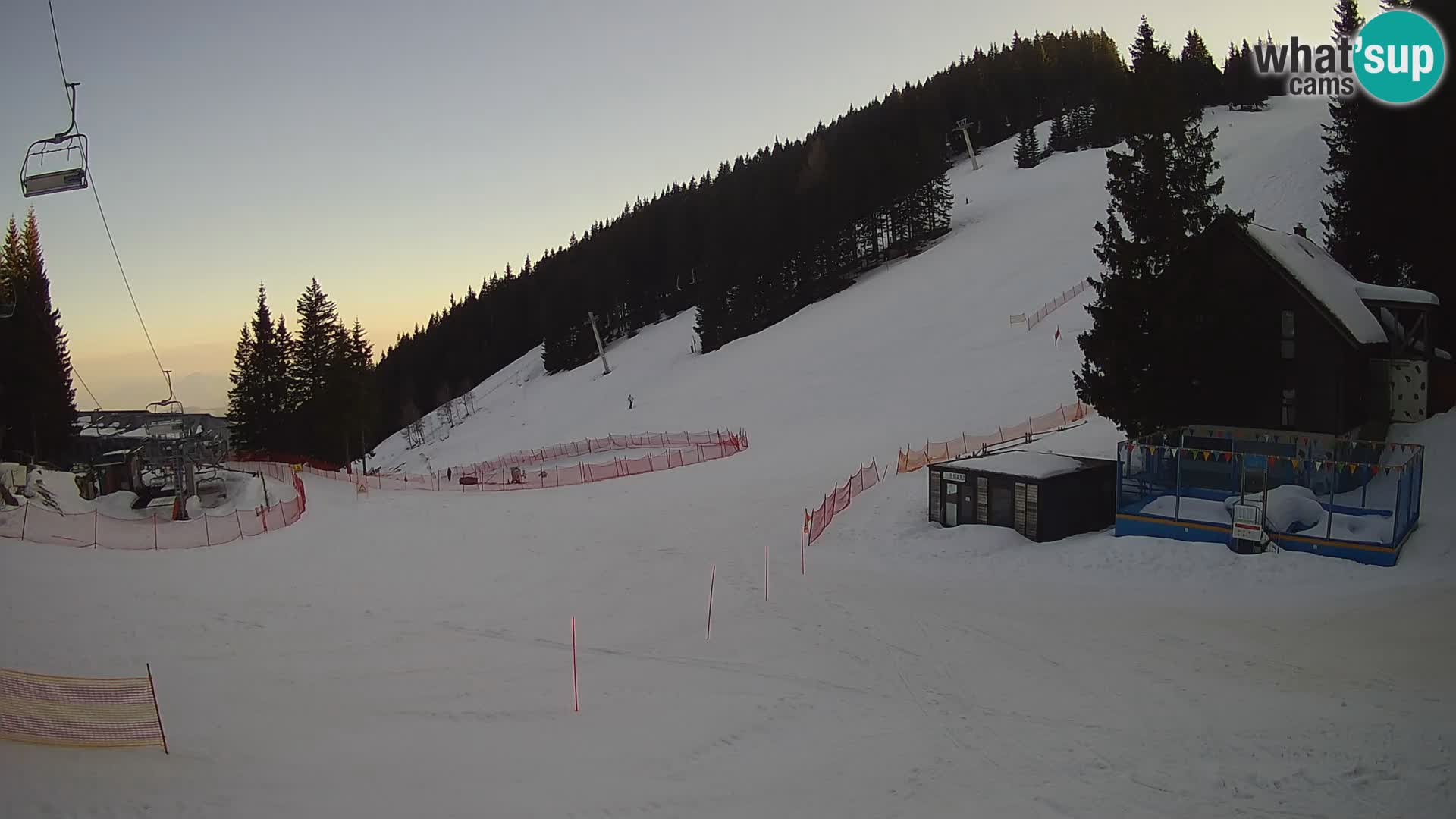 Cámara web en vivo de la estación de esquí GOLTE – vista a Medvedjak – Eslovenia