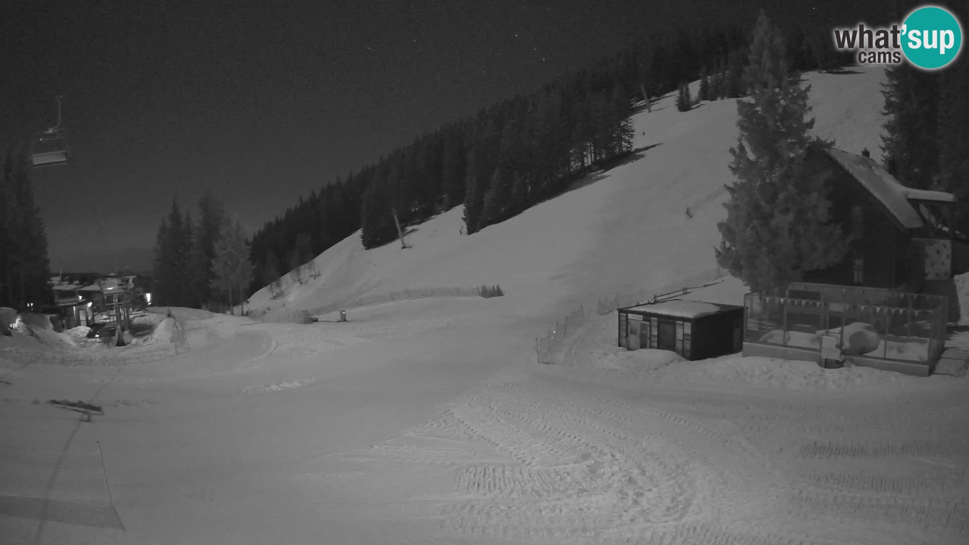 GOLTE Ski resort live webcam – view to Medvedjak – Slovenia