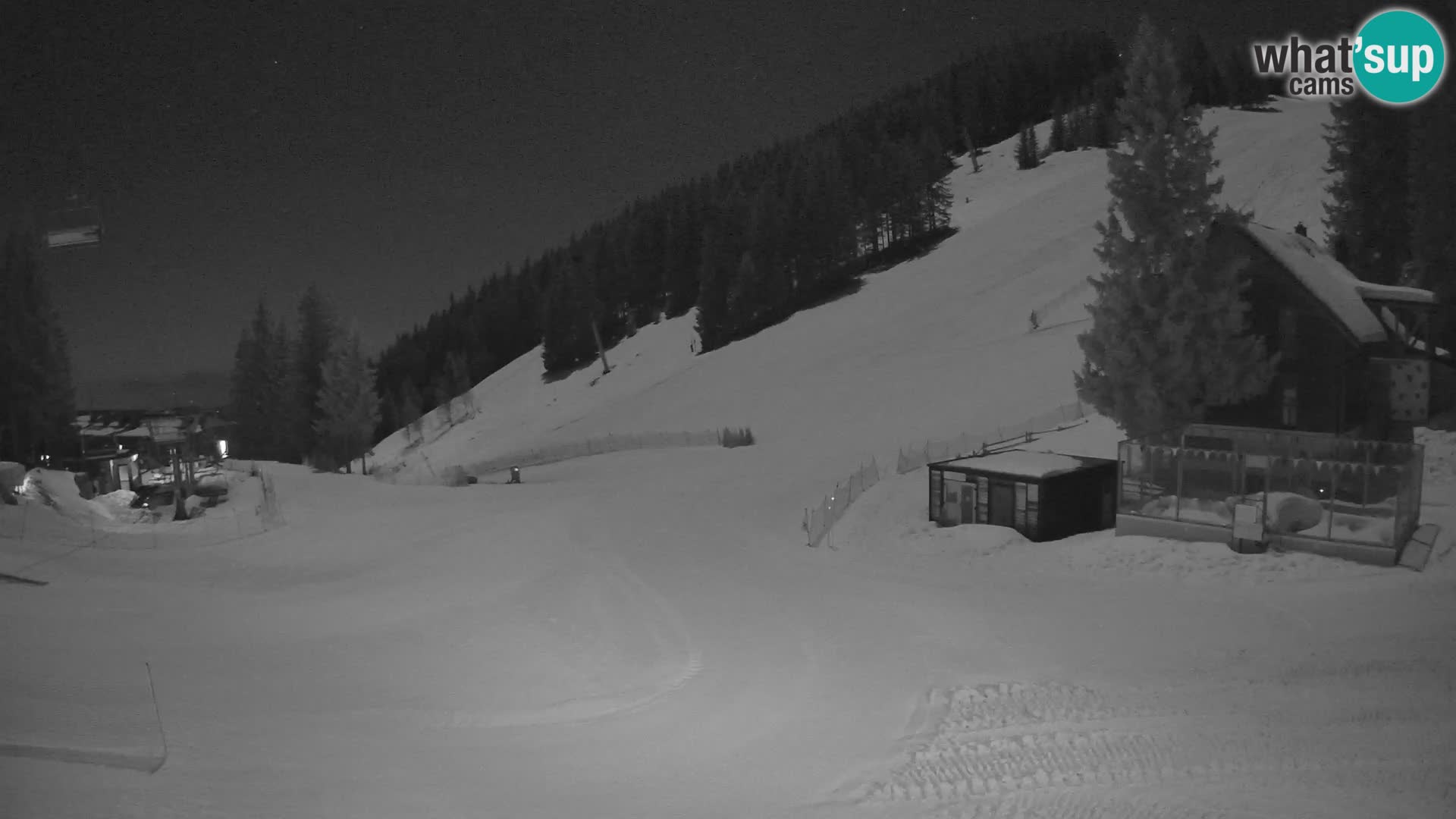 GOLTE Ski resort live webcam – view to Medvedjak – Slovenia