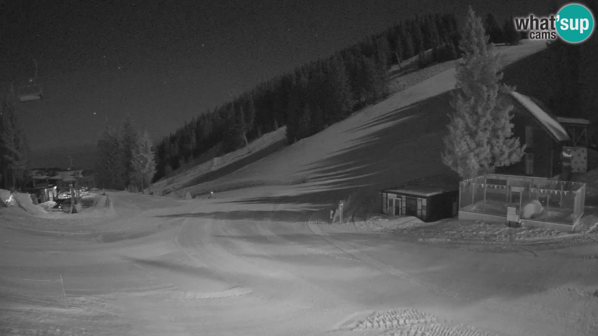 Cámara web en vivo de la estación de esquí GOLTE – vista a Medvedjak – Eslovenia