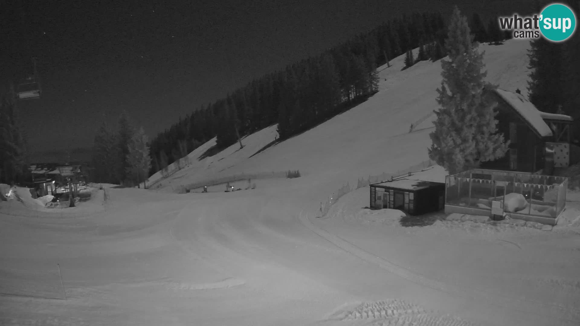 GOLTE skijalište web kamera – pogled na Medvedjak – Slovenija