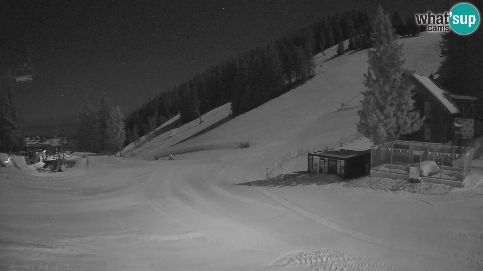 Cámara web en vivo de la estación de esquí GOLTE – vista a Medvedjak – Eslovenia