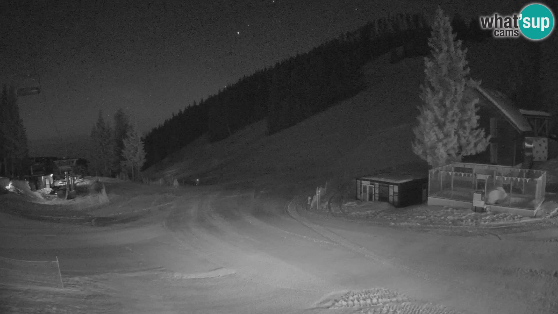 Webcam en direct de la station de ski de GOLTE – vue sur Medvedjak – Slovénie