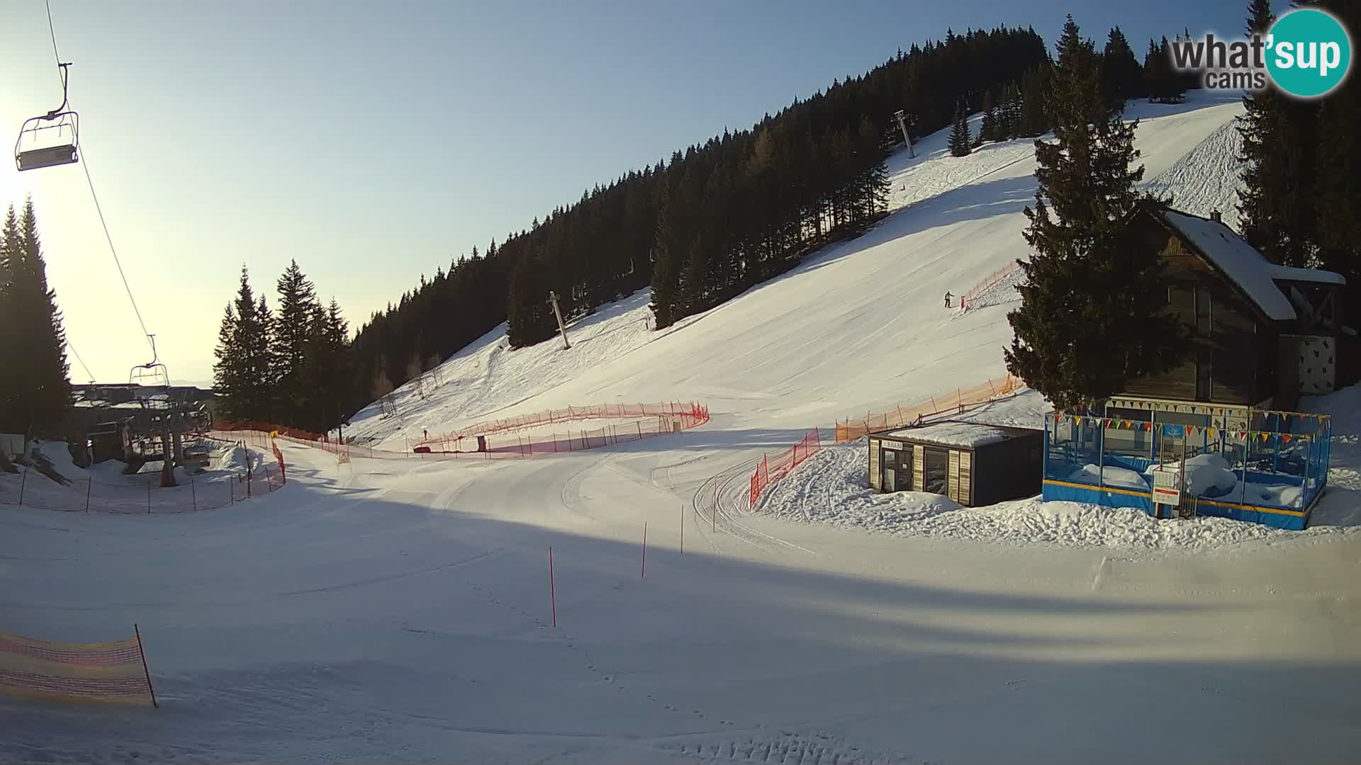 GOLTE Ski resort live webcam – view to Medvedjak – Slovenia