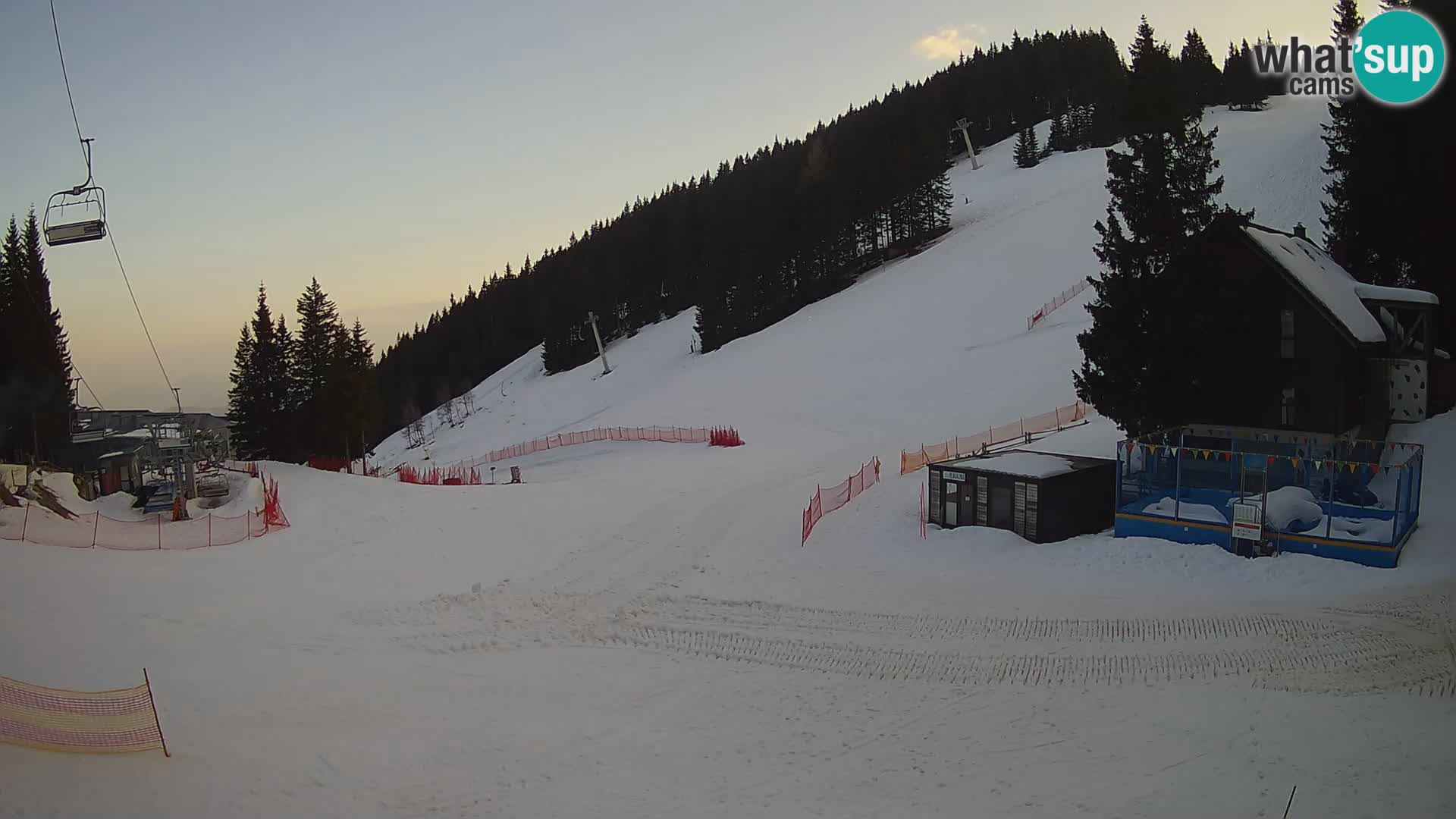 GOLTE Ski resort live webcam – view to Medvedjak – Slovenia