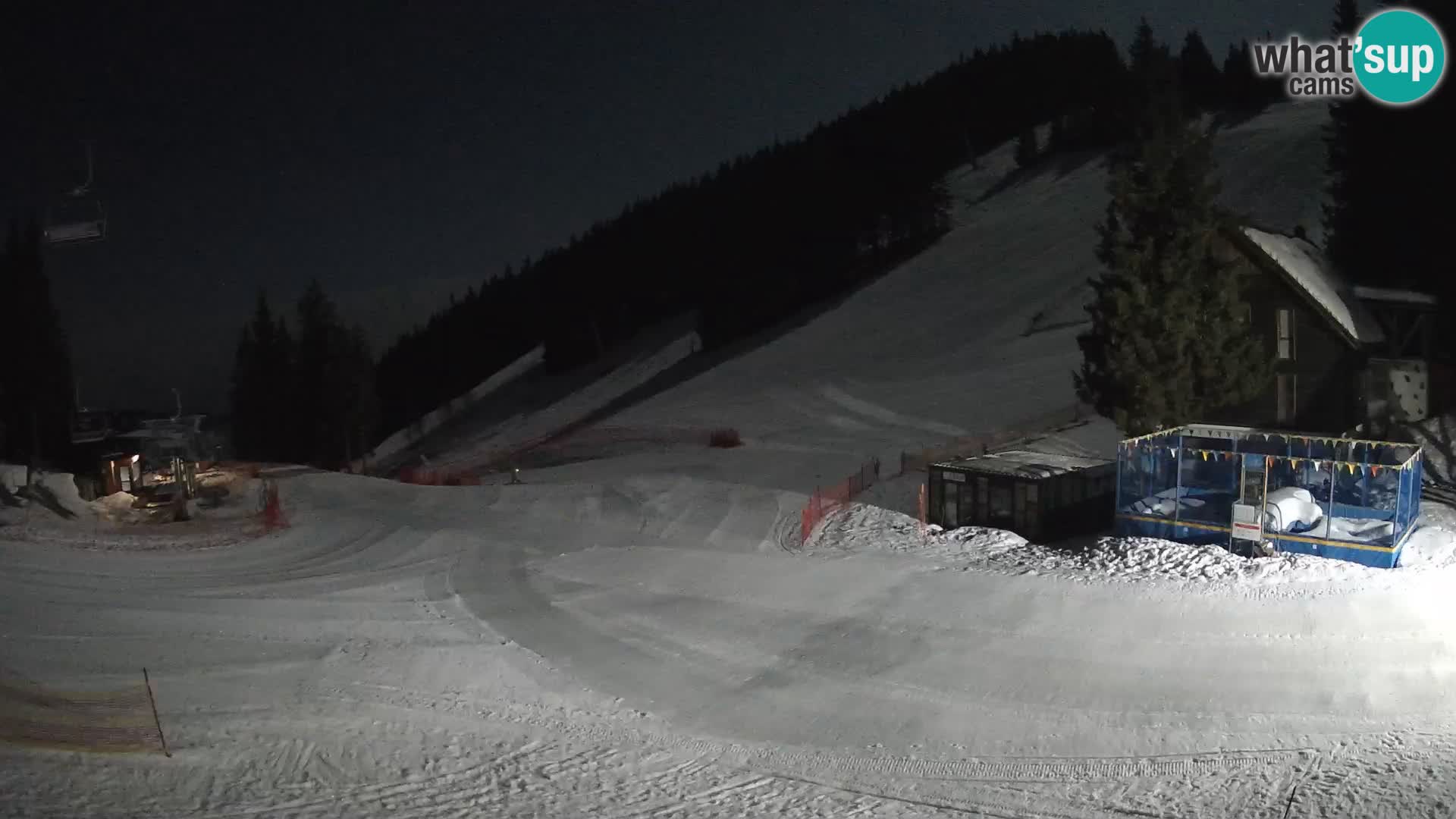 Webcam en direct de la station de ski de GOLTE – vue sur Medvedjak – Slovénie