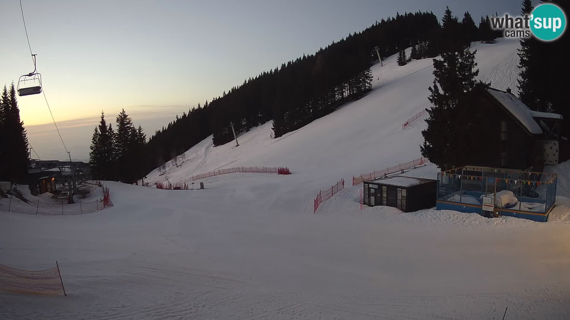 Webcam en direct de la station de ski de GOLTE – vue sur Medvedjak – Slovénie