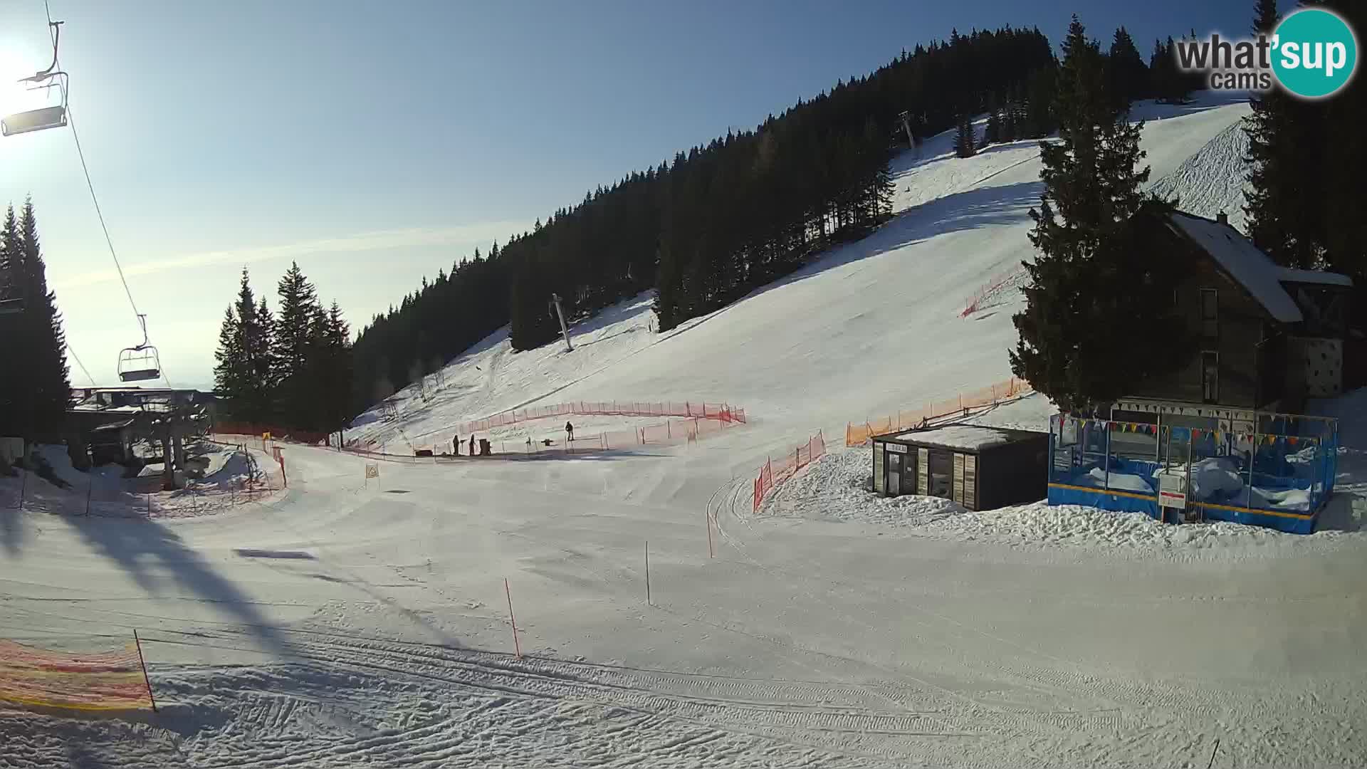 GOLTE Ski resort live webcam – view to Medvedjak – Slovenia