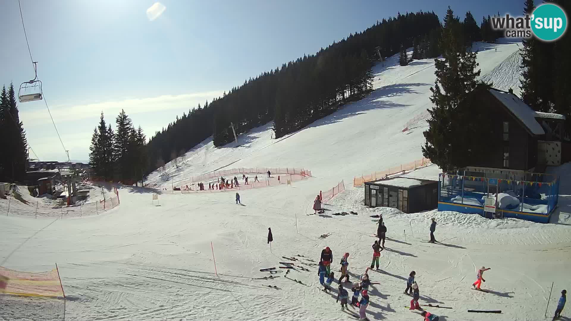 GOLTE Ski resort live webcam – view to Medvedjak – Slovenia