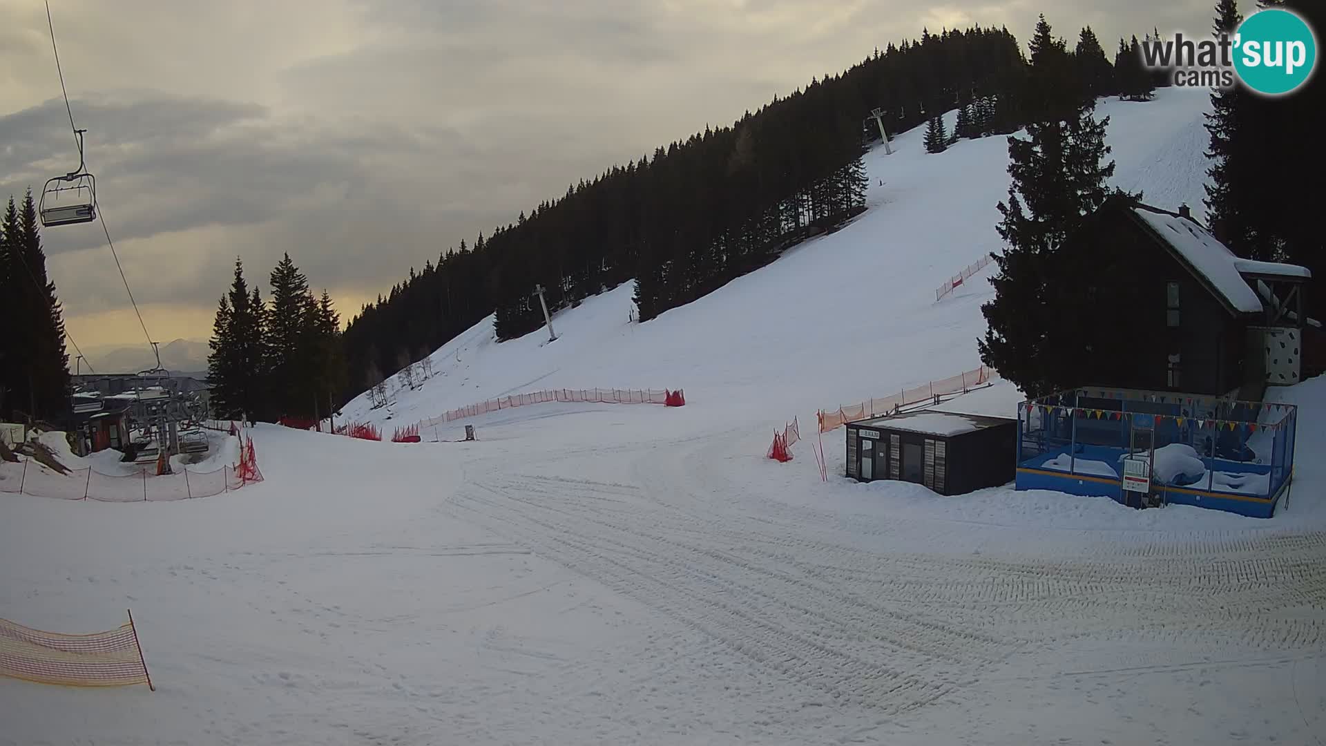 Webcam en direct de la station de ski de GOLTE – vue sur Medvedjak – Slovénie