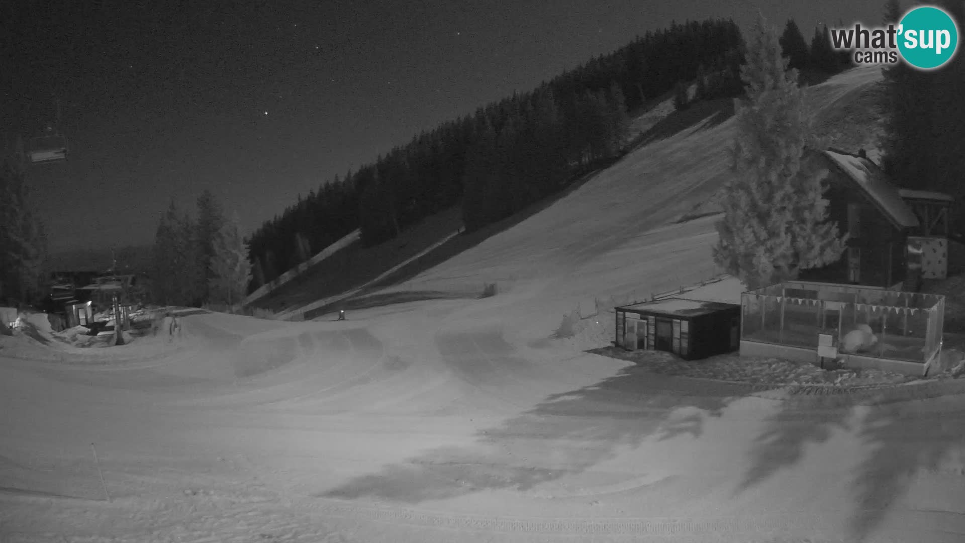 GOLTE skijalište web kamera – pogled na Medvedjak – Slovenija