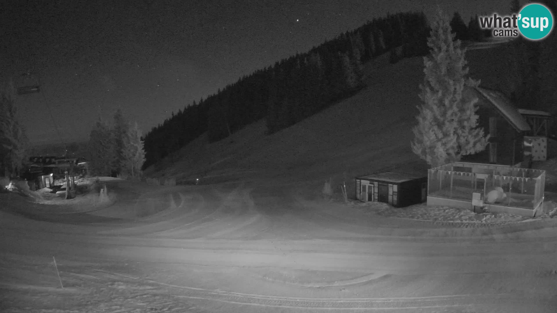 GOLTE skijalište web kamera – pogled na Medvedjak – Slovenija