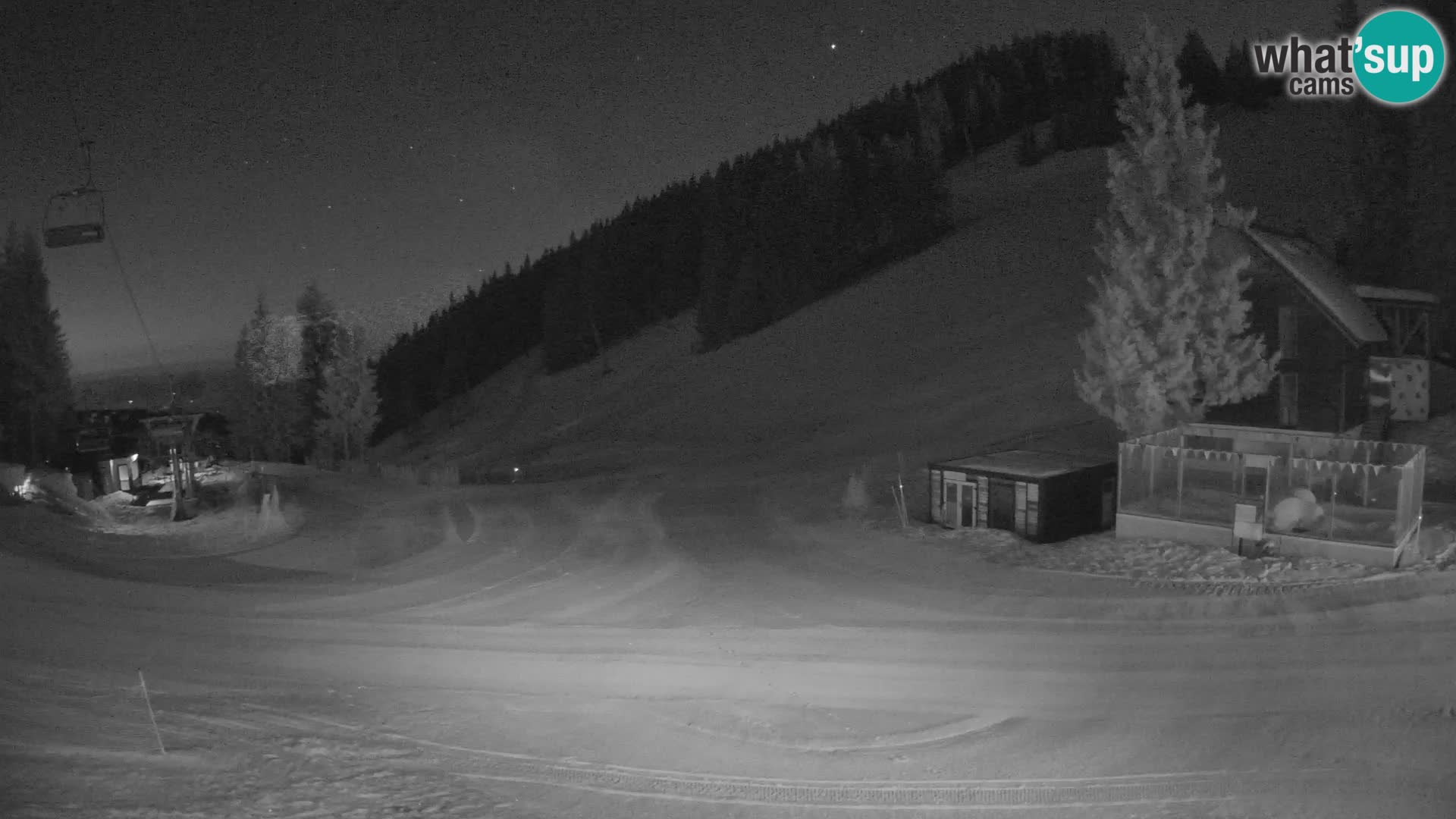 GOLTE Ski resort live webcam – view to Medvedjak – Slovenia