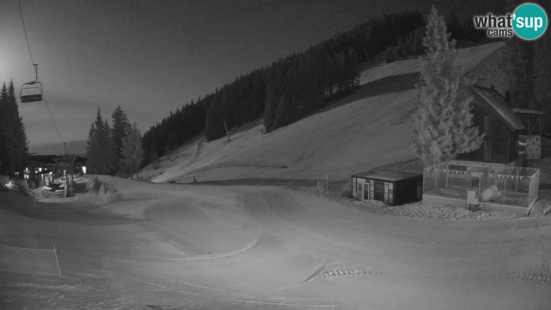 Webcam en direct de la station de ski de GOLTE – vue sur Medvedjak – Slovénie