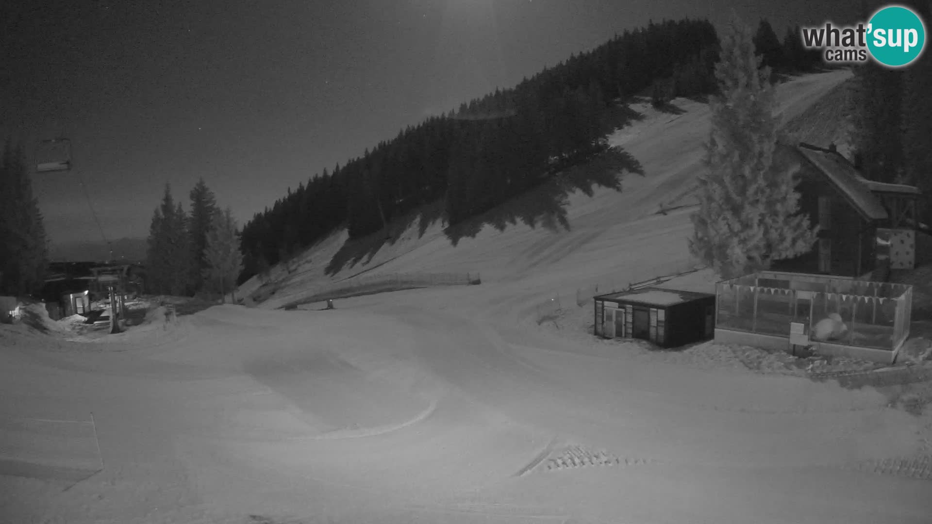 Webcam en direct de la station de ski de GOLTE – vue sur Medvedjak – Slovénie