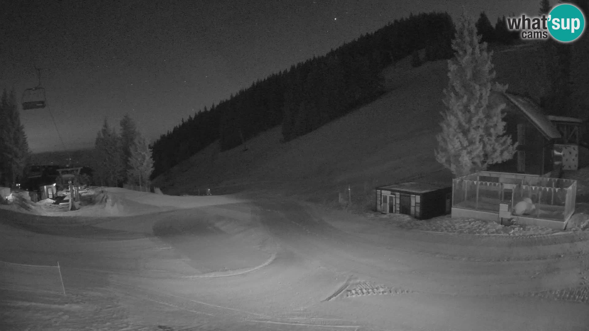 GOLTE skijalište web kamera – pogled na Medvedjak – Slovenija