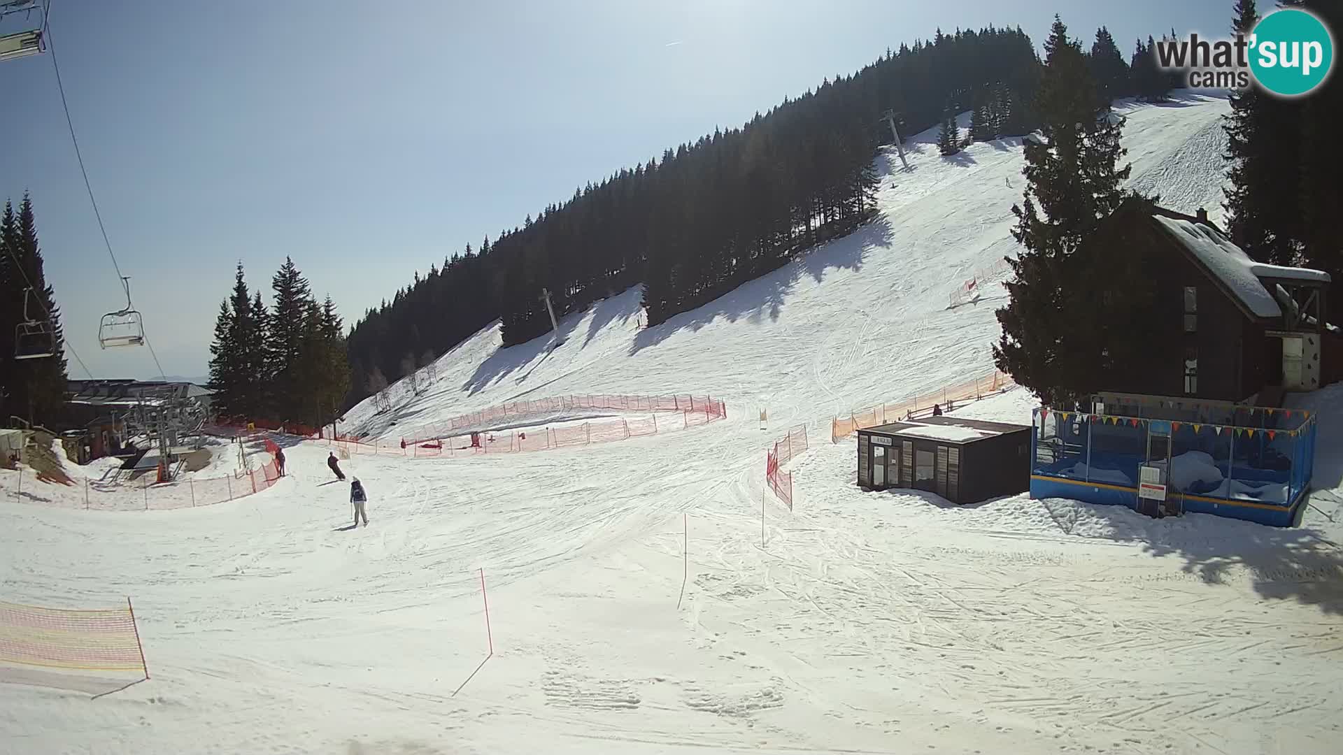 Cámara web en vivo de la estación de esquí GOLTE – vista a Medvedjak – Eslovenia