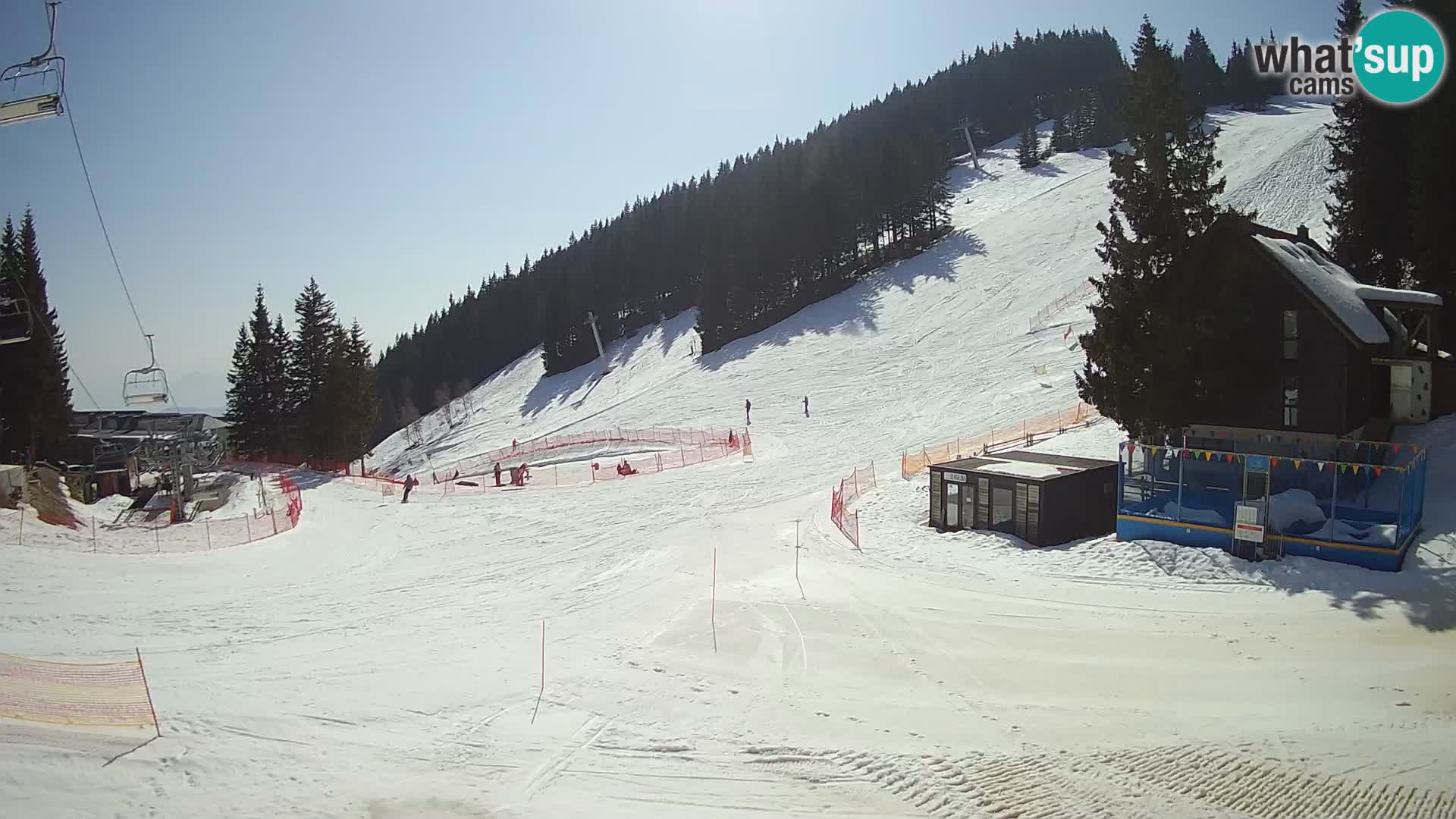 GOLTE Ski resort live webcam – view to Medvedjak – Slovenia