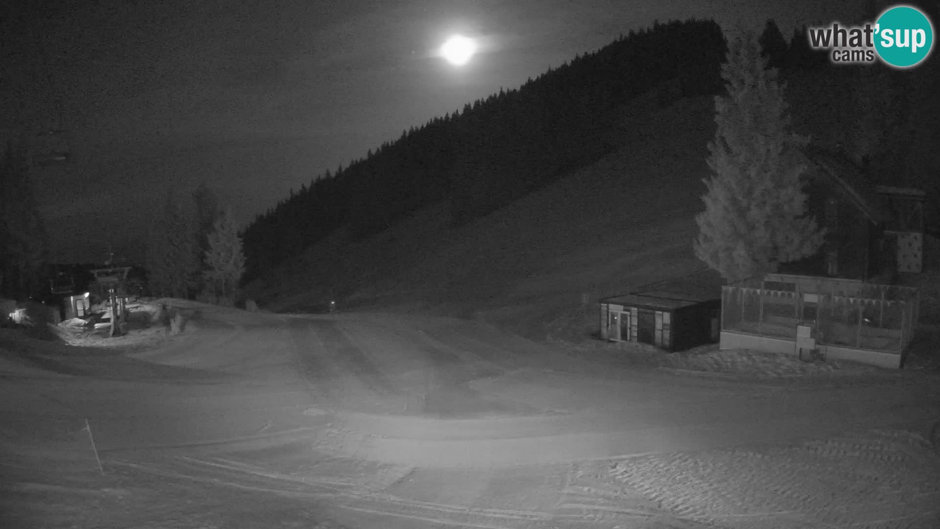 Cámara web en vivo de la estación de esquí GOLTE – vista a Medvedjak – Eslovenia