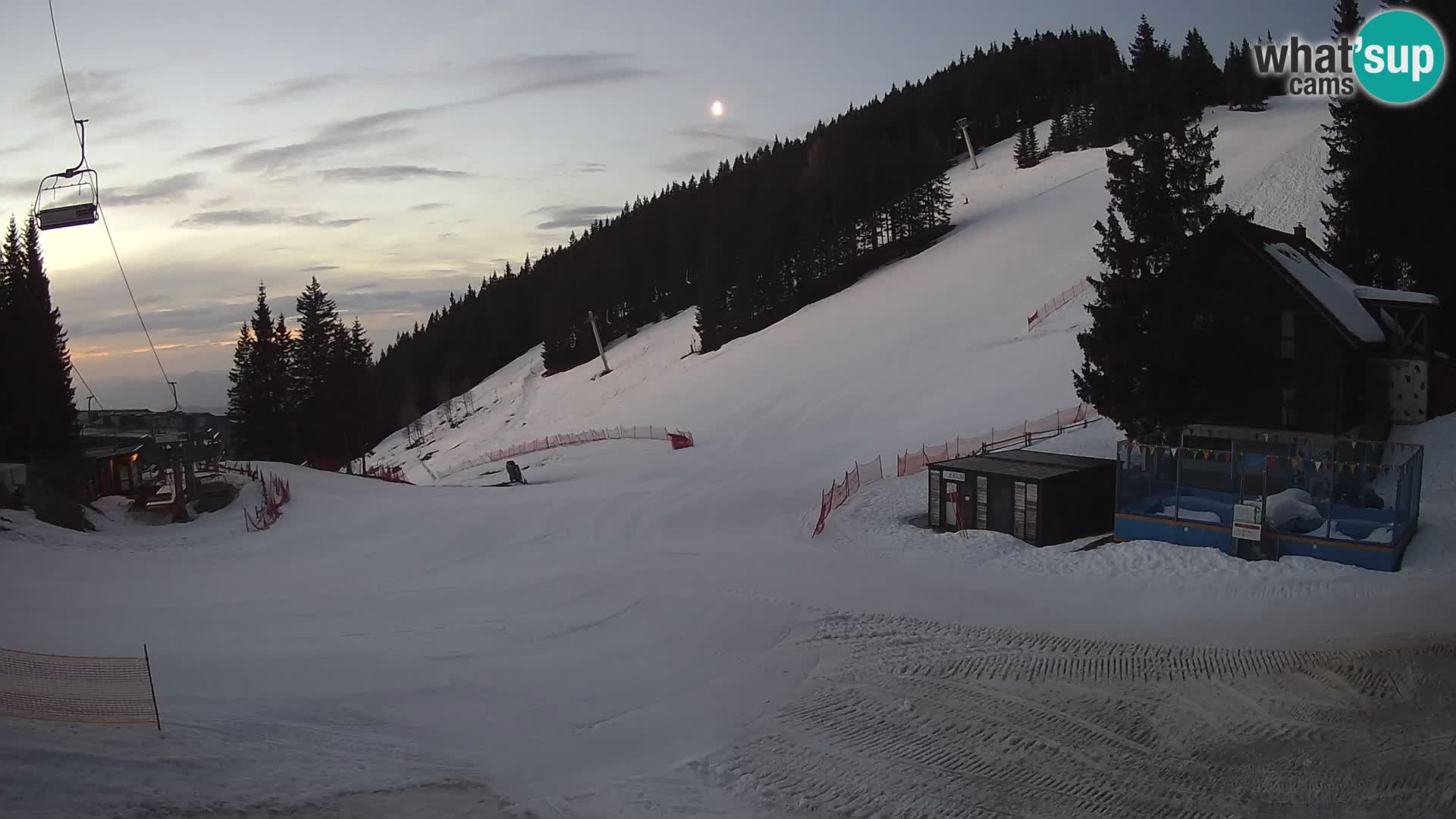 Webcam en direct de la station de ski de GOLTE – vue sur Medvedjak – Slovénie