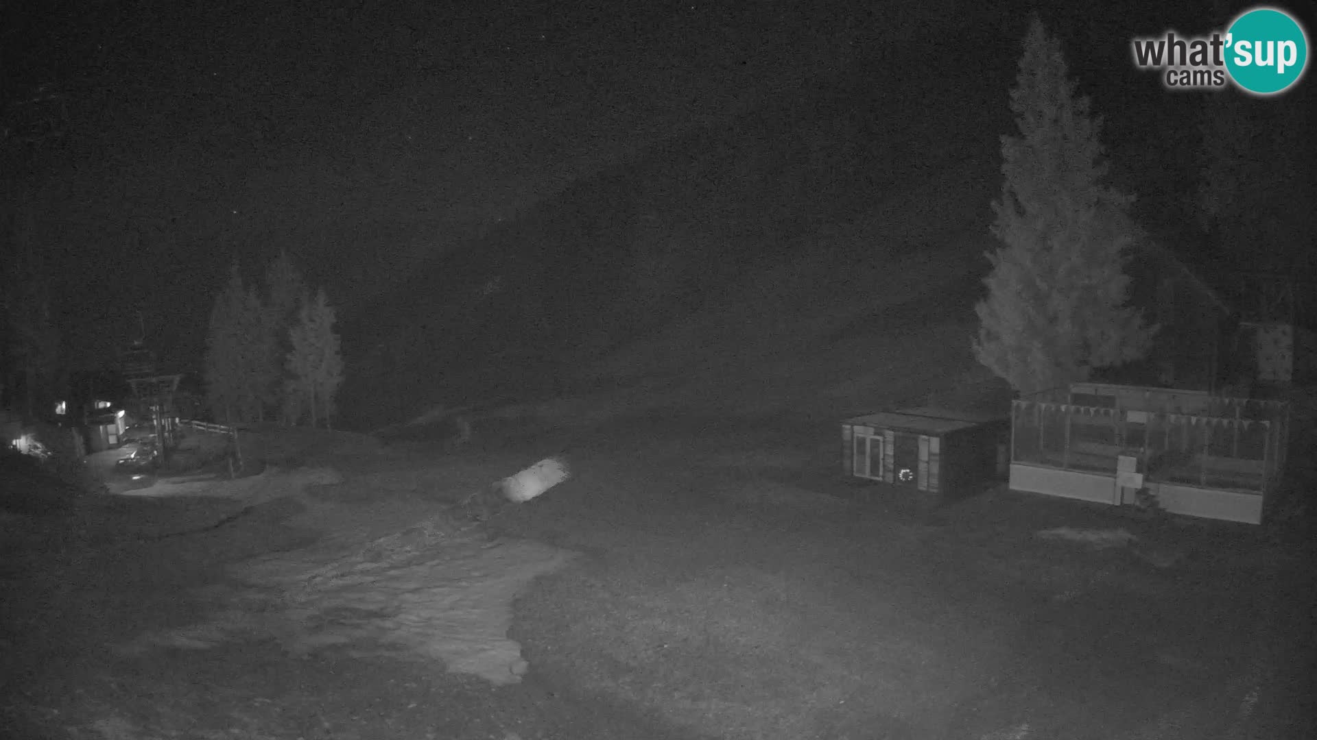 Spletna kamera smučišča GOLTE v živo – pogled na Medvedjak