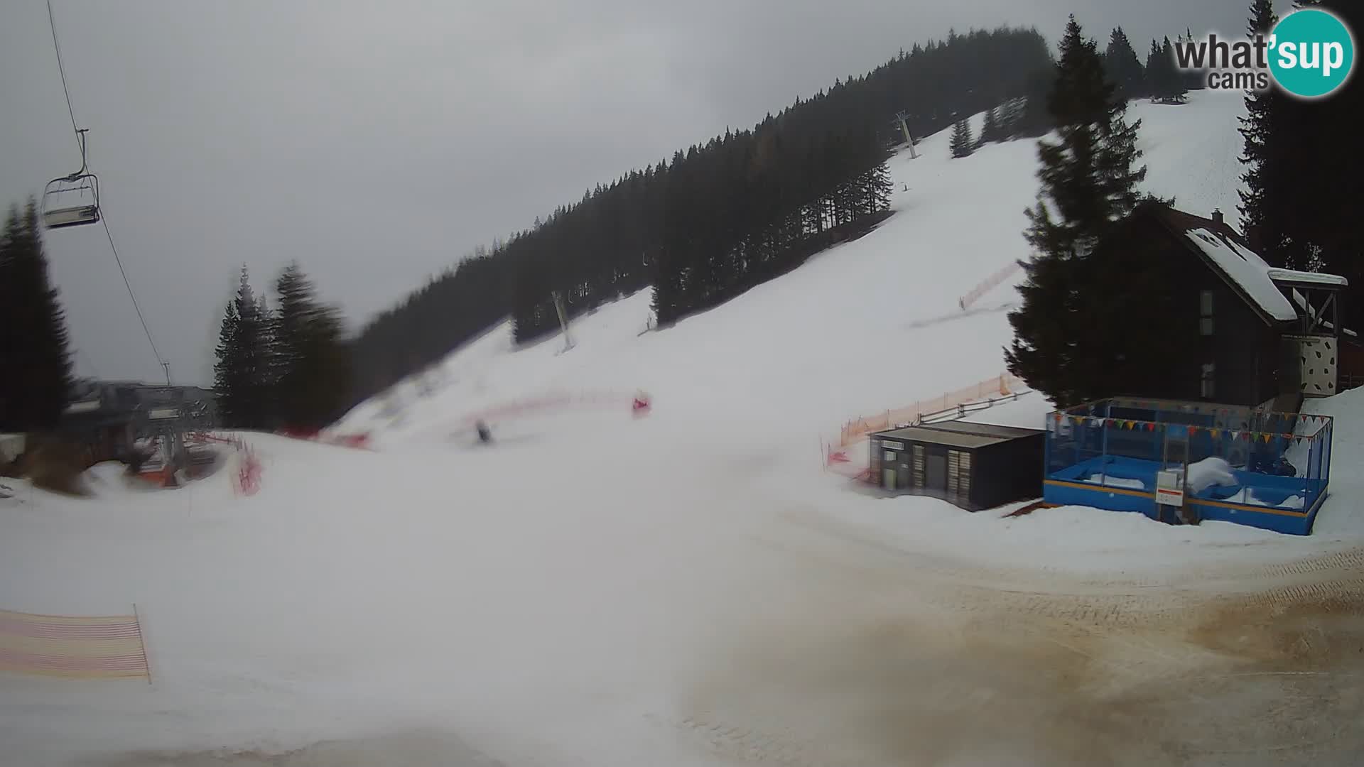 GOLTE Ski resort live webcam – view to Medvedjak – Slovenia