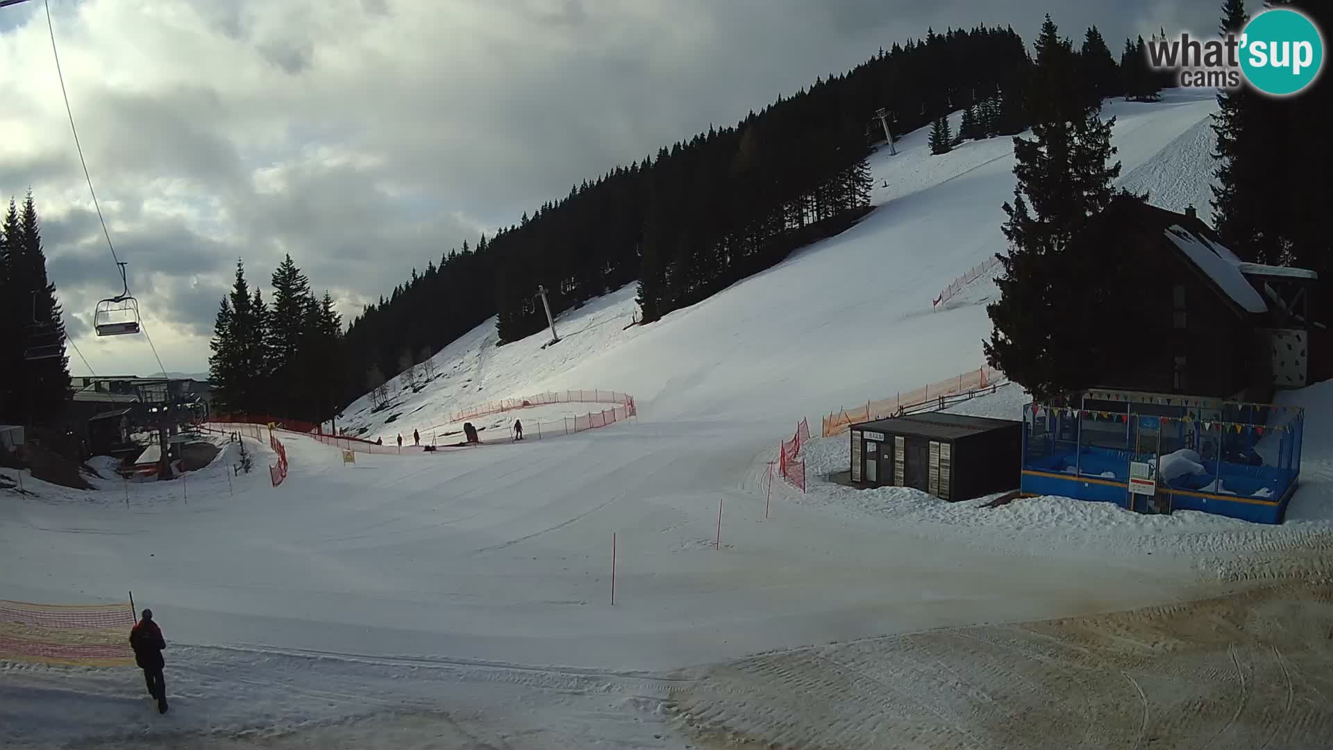 GOLTE Ski resort live webcam – view to Medvedjak – Slovenia