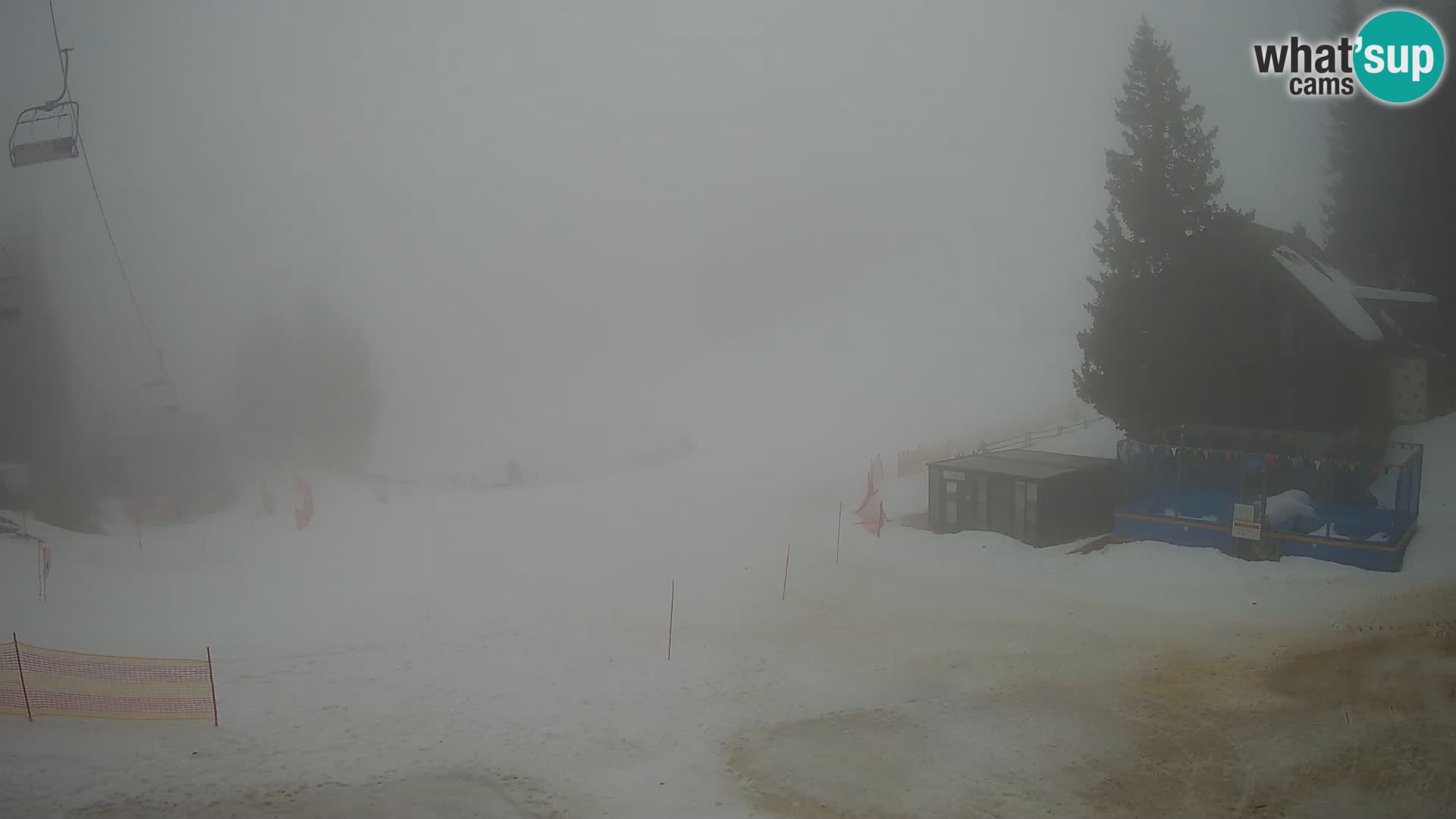 Cámara web en vivo de la estación de esquí GOLTE – vista a Medvedjak – Eslovenia
