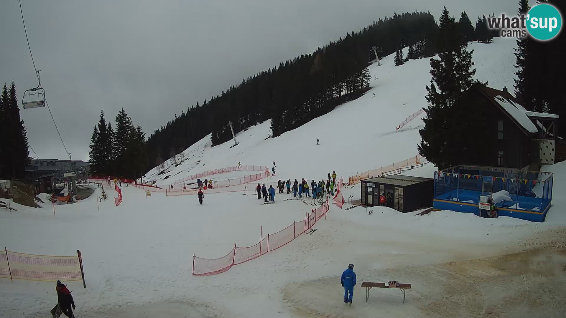 Webcam en direct de la station de ski de GOLTE – vue sur Medvedjak – Slovénie