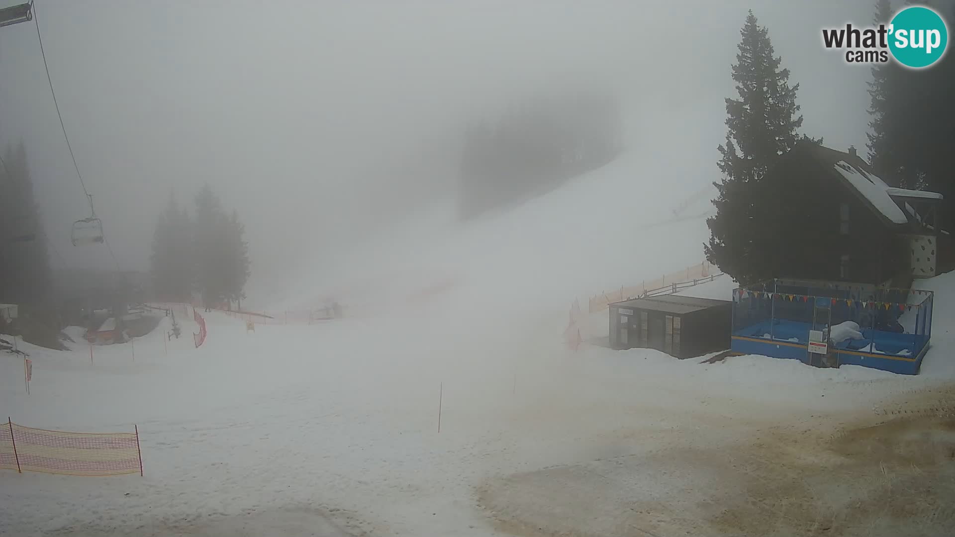Webcam en direct de la station de ski de GOLTE – vue sur Medvedjak – Slovénie