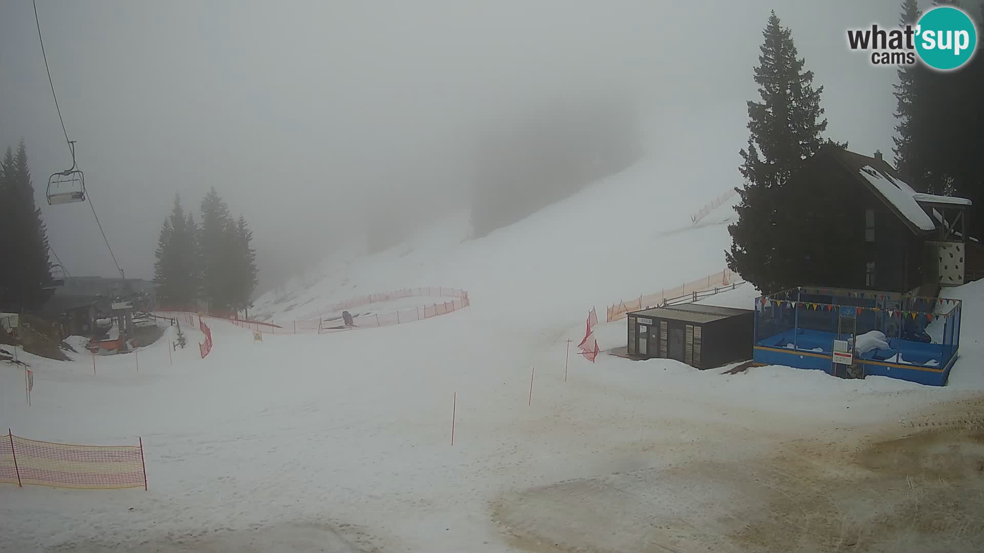 Webcam en direct de la station de ski de GOLTE – vue sur Medvedjak – Slovénie