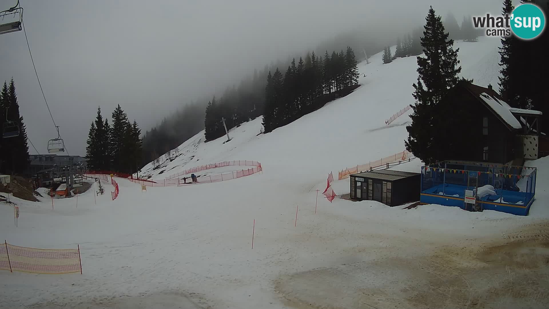 GOLTE Skigebiet webcam – Schöne Aussicht auf Medvedjak – Slowenien