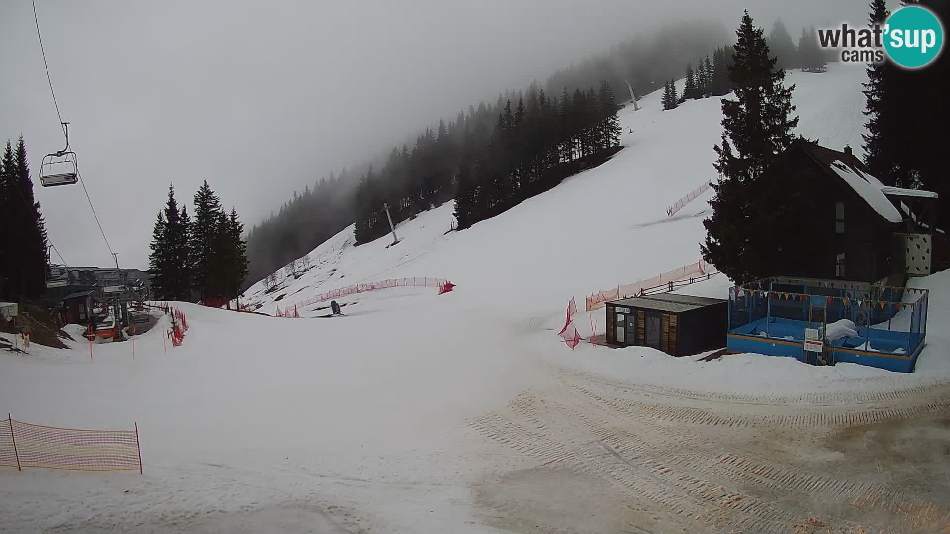 GOLTE Skigebiet webcam – Schöne Aussicht auf Medvedjak – Slowenien