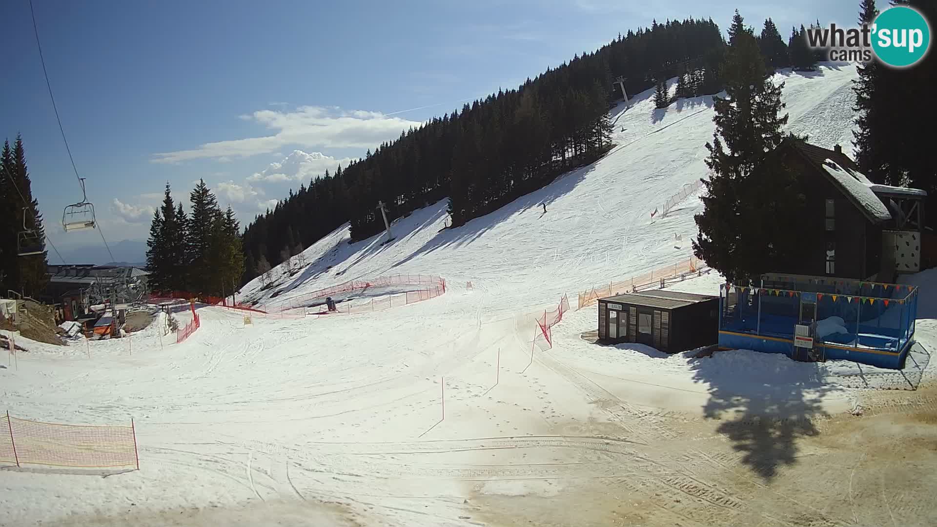 GOLTE Ski resort live webcam – view to Medvedjak – Slovenia