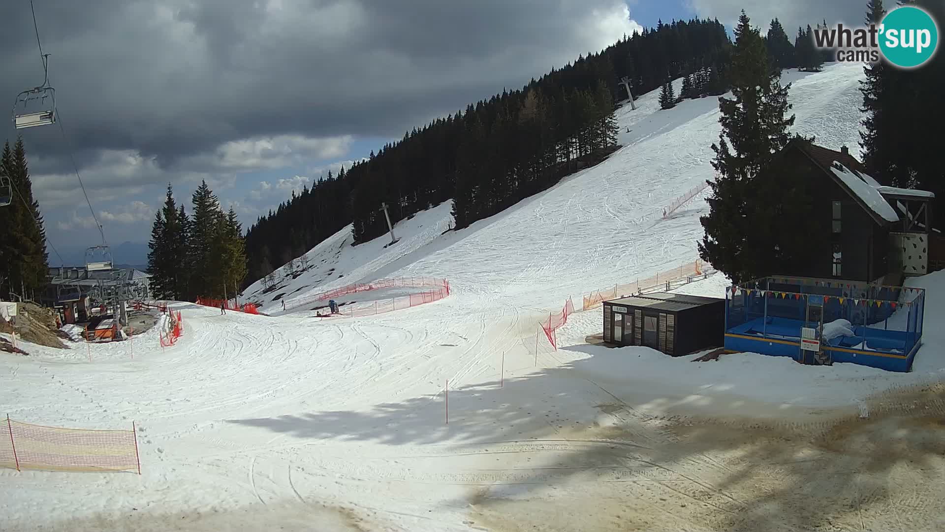 GOLTE Ski resort live webcam – view to Medvedjak – Slovenia
