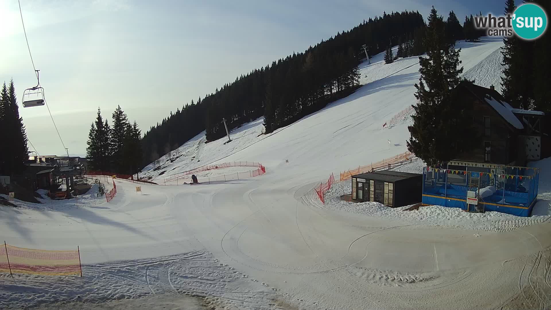 GOLTE Ski resort live webcam – view to Medvedjak – Slovenia