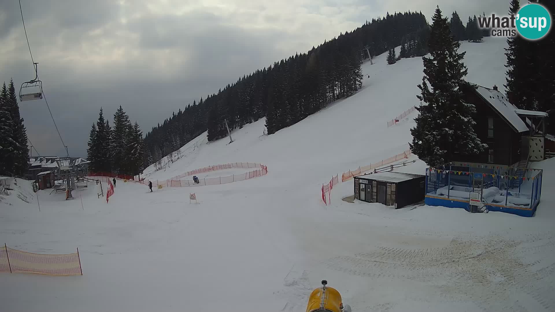 GOLTE Ski resort live webcam – view to Medvedjak – Slovenia