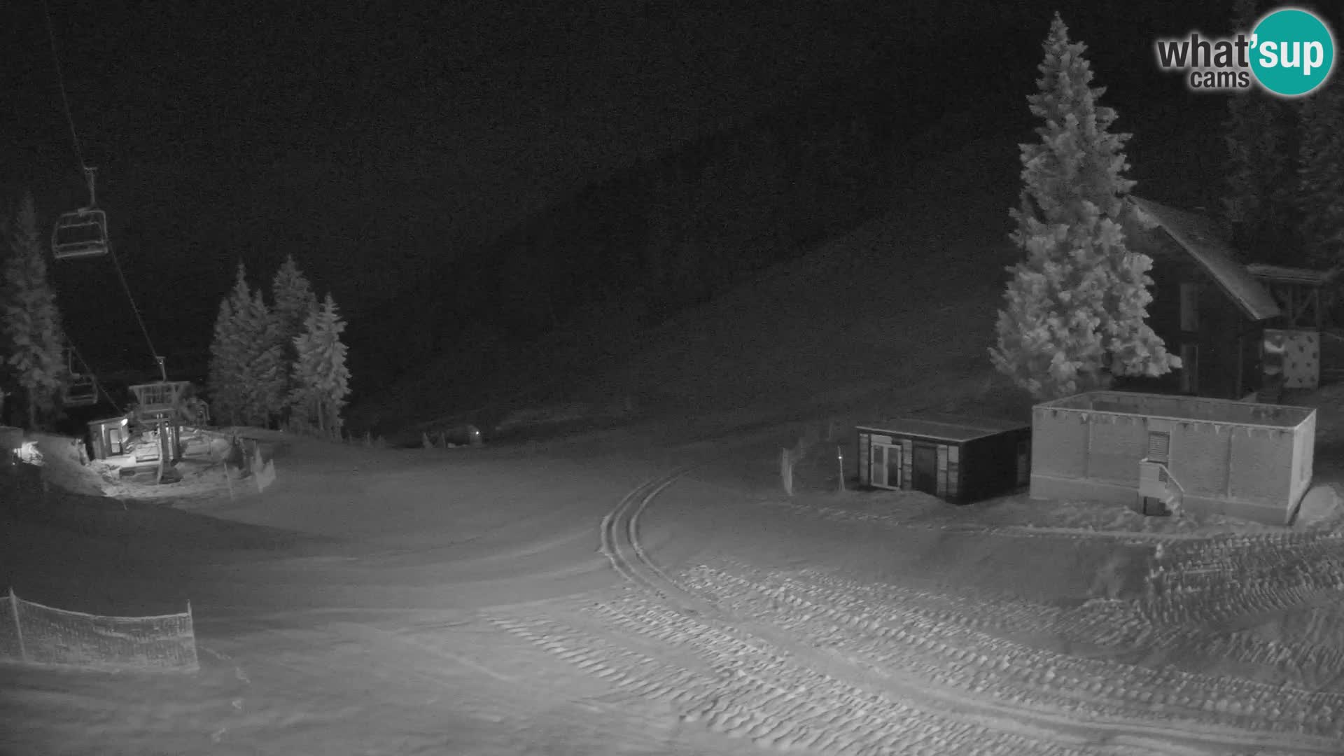 GOLTE Ski resort live webcam – view to Medvedjak – Slovenia